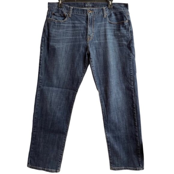 LUCKY BRAND‎ 221 Original Straight Fit Jeans Men 40W 30L Med Wash Straight Leg - Picture 1 of 16